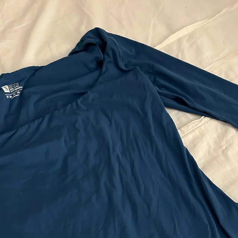 Blue Long Sleeve Jumpsuit - Picture 5 of 7